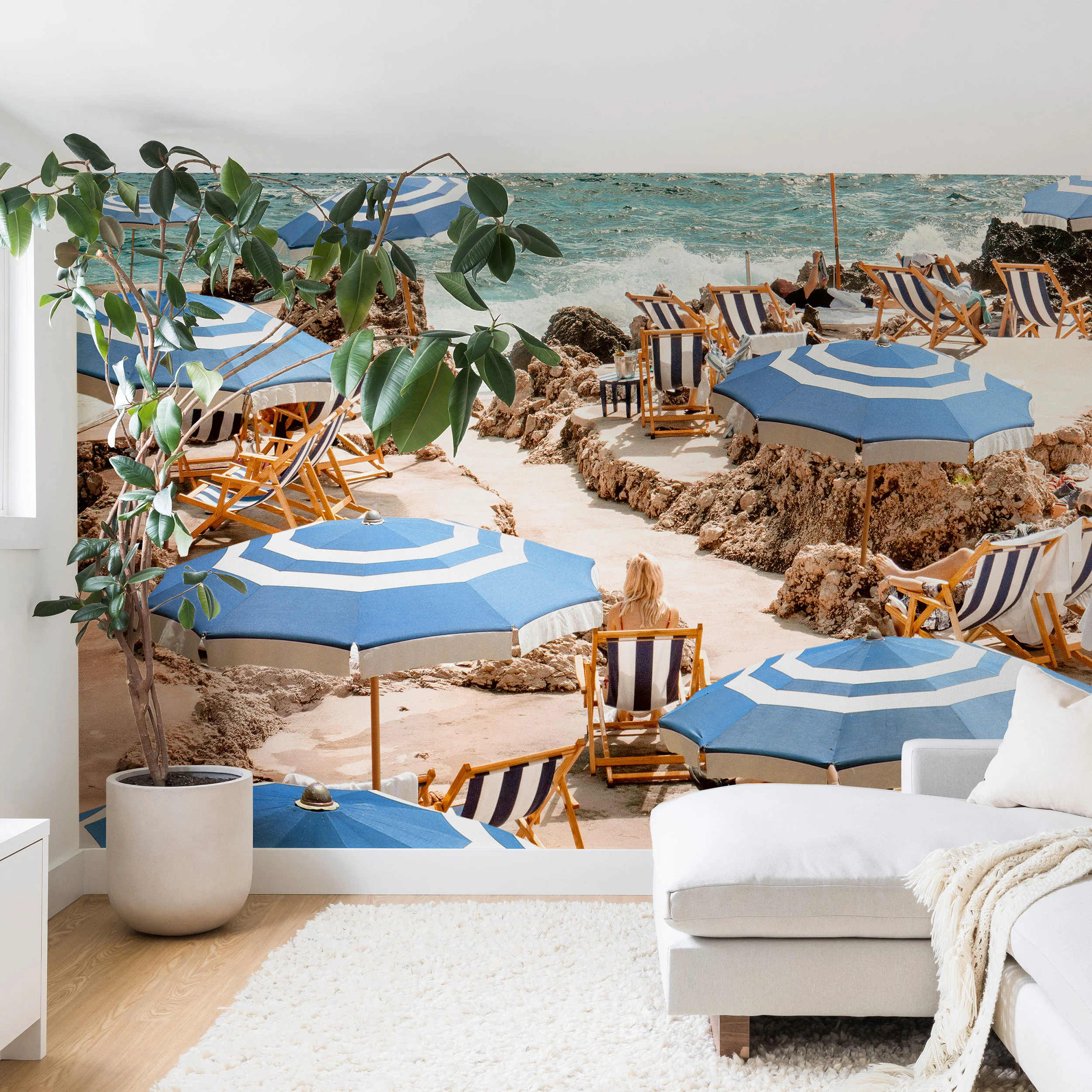 Gal Design La Fontelina Beach Wall Mural - Image 4