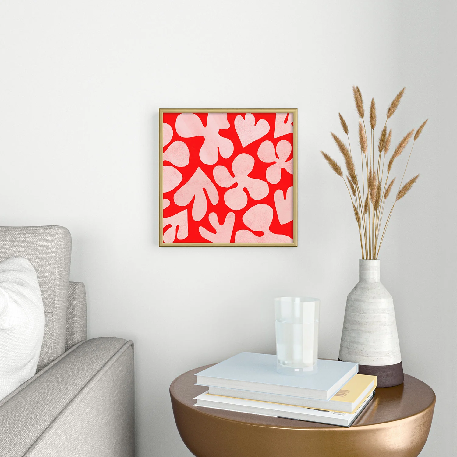 Garima Dhawan cutouts 48 Square Metal Framed Art Print - Image 2