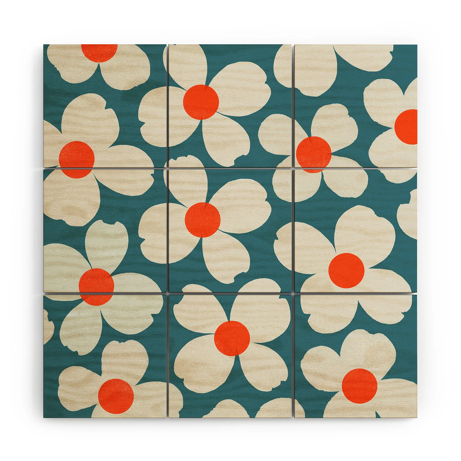 Garima Dhawan dogwood 21 Wood Wall Mural - Image 2