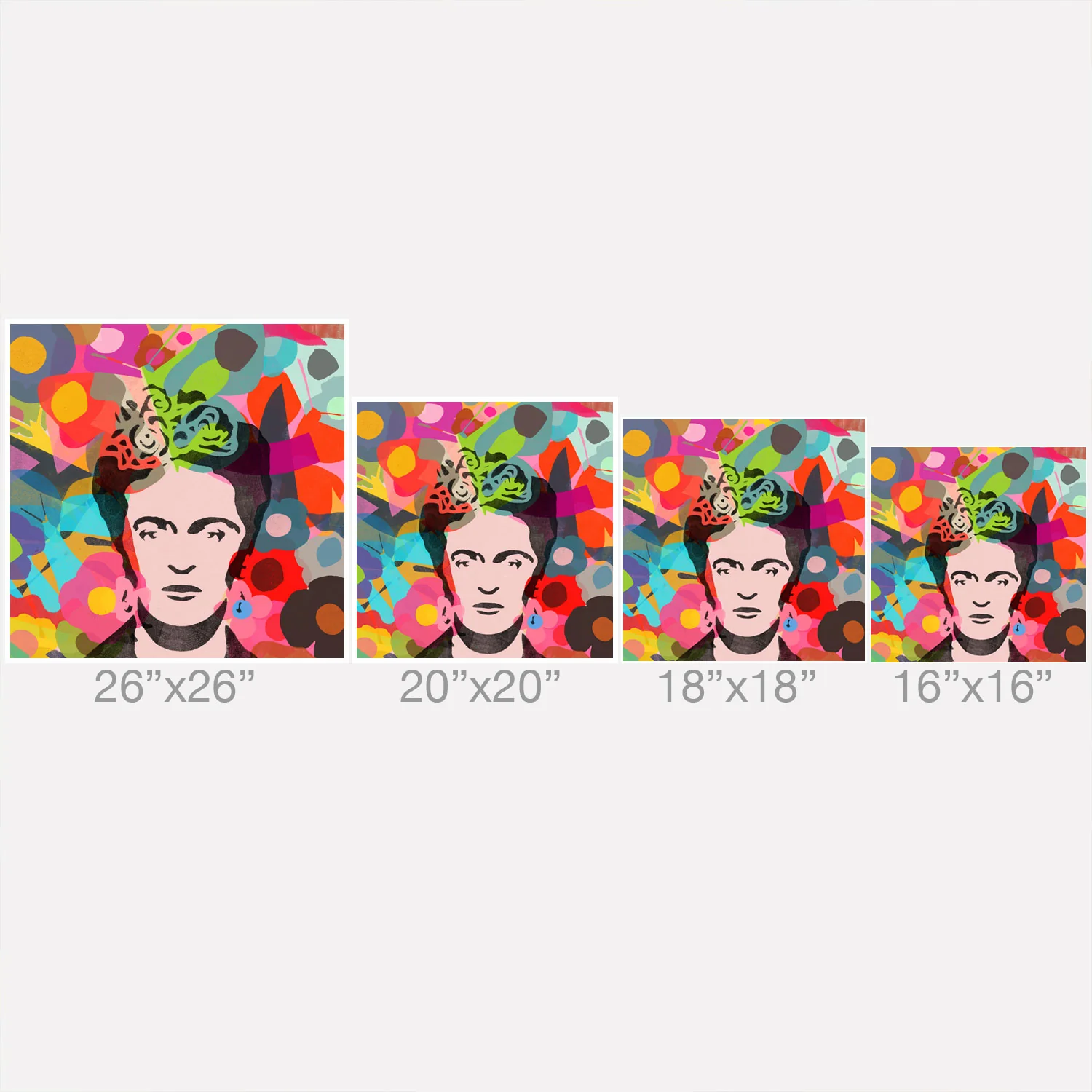 Garima Dhawan frida 1d Throw Pillow - Image 5