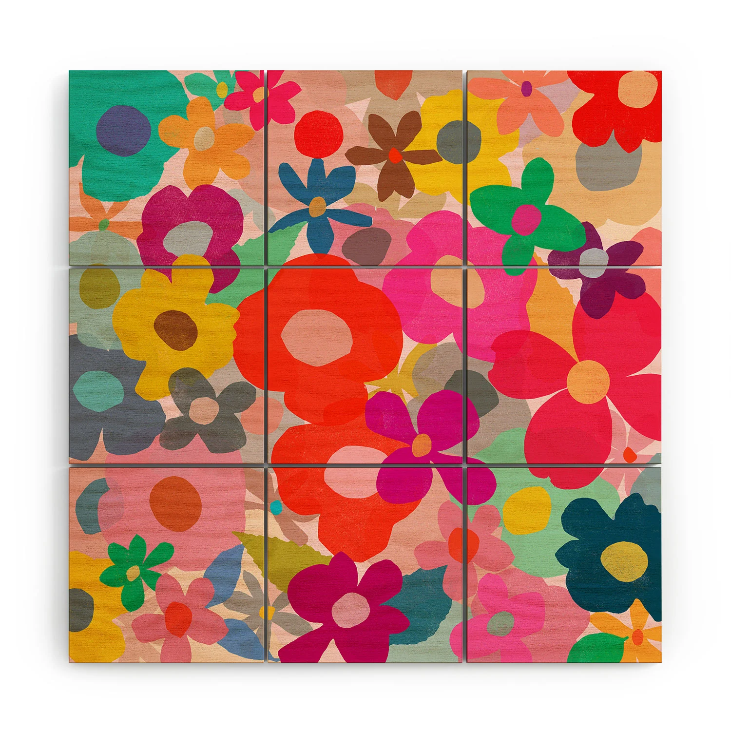 Garima Dhawan garden 3 Wood Wall Mural