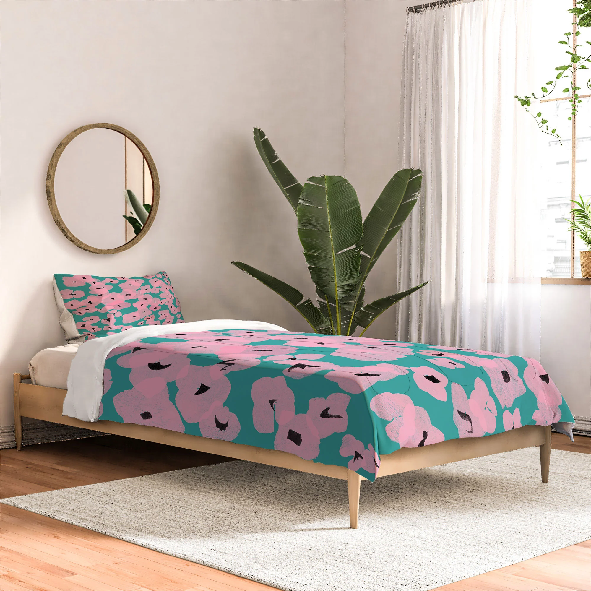 Garima Dhawan hydrangea 14 Comforter - Image 8