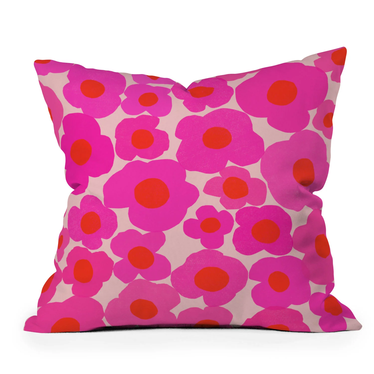 Garima Dhawan poppy 9 Outdoor Throw Pillow - Image 4