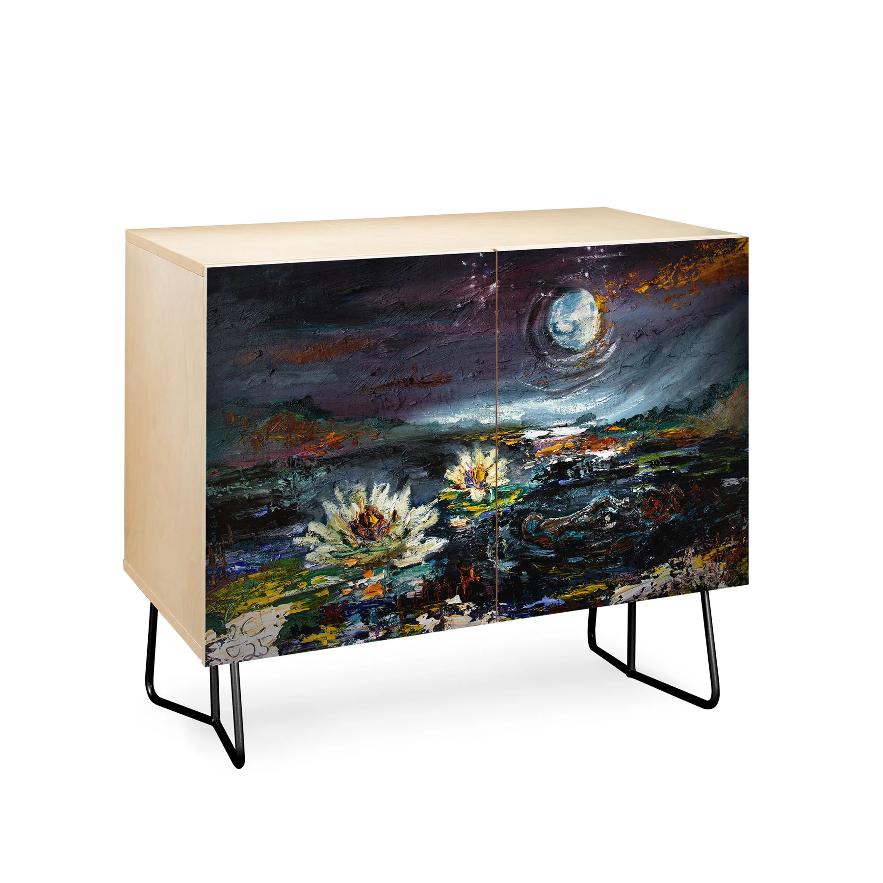 Ginette Fine Art Lily Under The Moon Credenza - Image 11