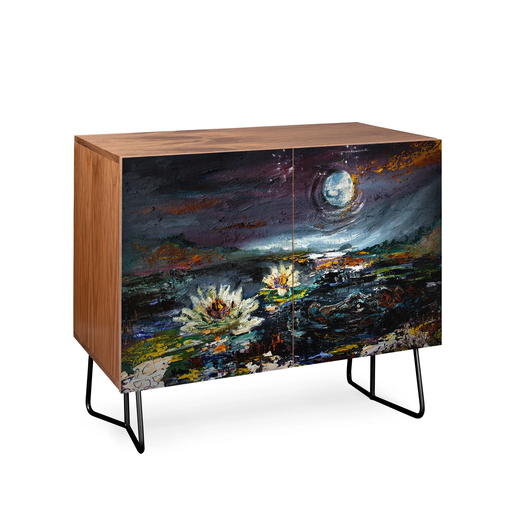 Ginette Fine Art Lily Under The Moon Credenza - Image 5