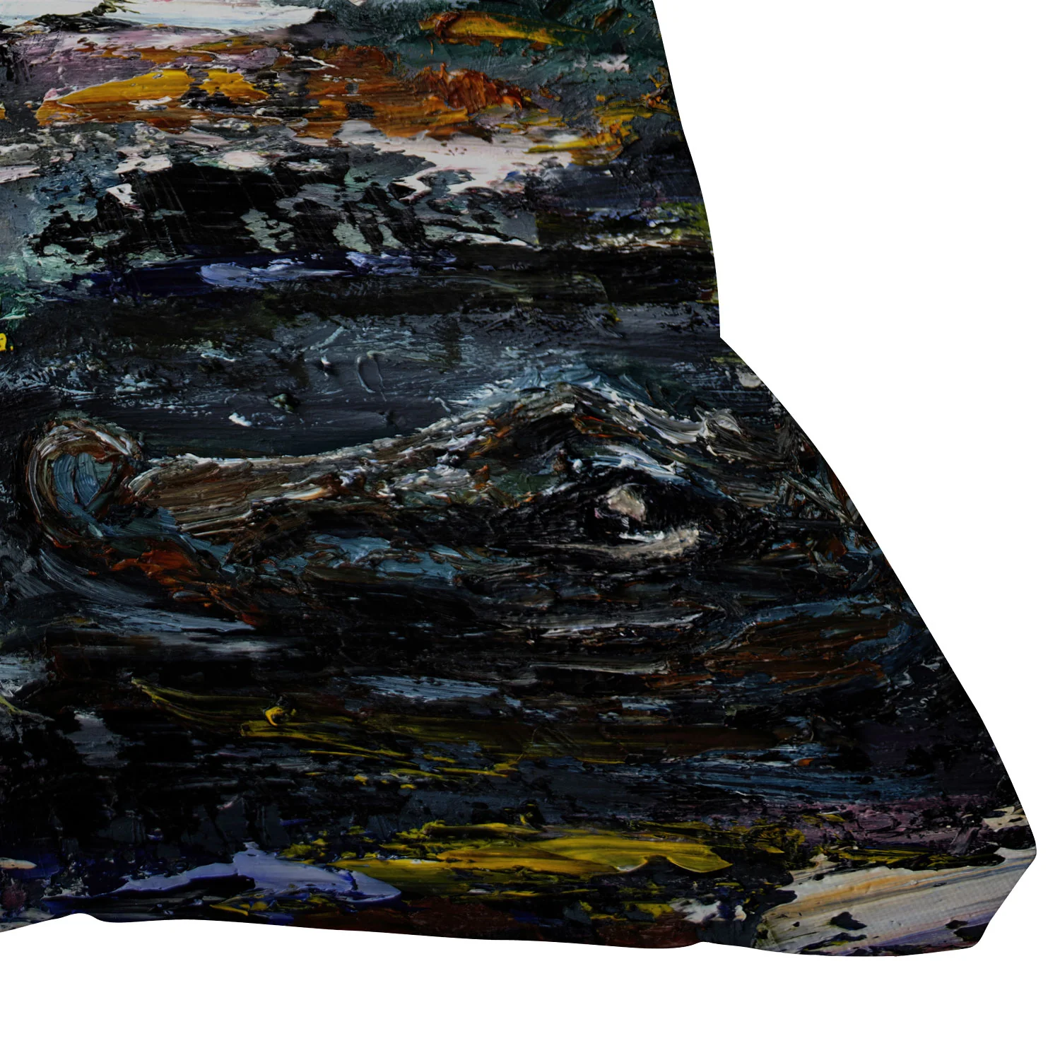 Ginette Fine Art Lily Under The Moon Outdoor Throw Pillow - Image 9