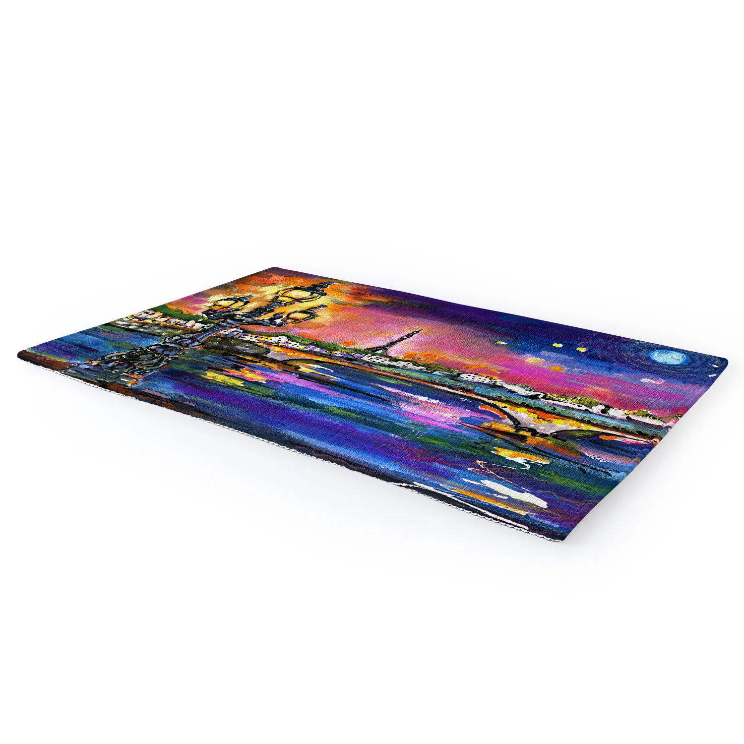 Ginette Fine Art Paris Lights at Night Area Rug - Image 5