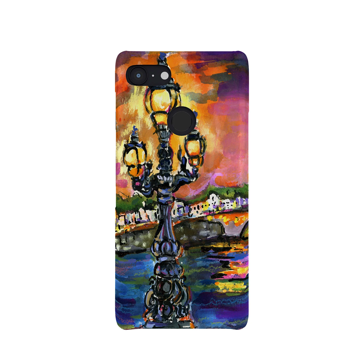Ginette Fine Art Paris Lights at Night Phone Case - Image 19