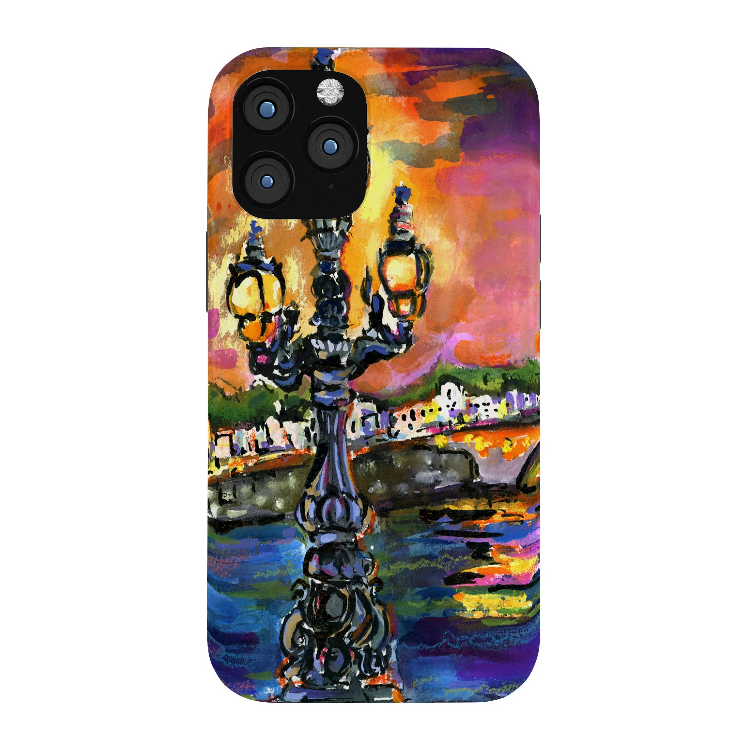 Ginette Fine Art Paris Lights at Night Phone Case - Image 26