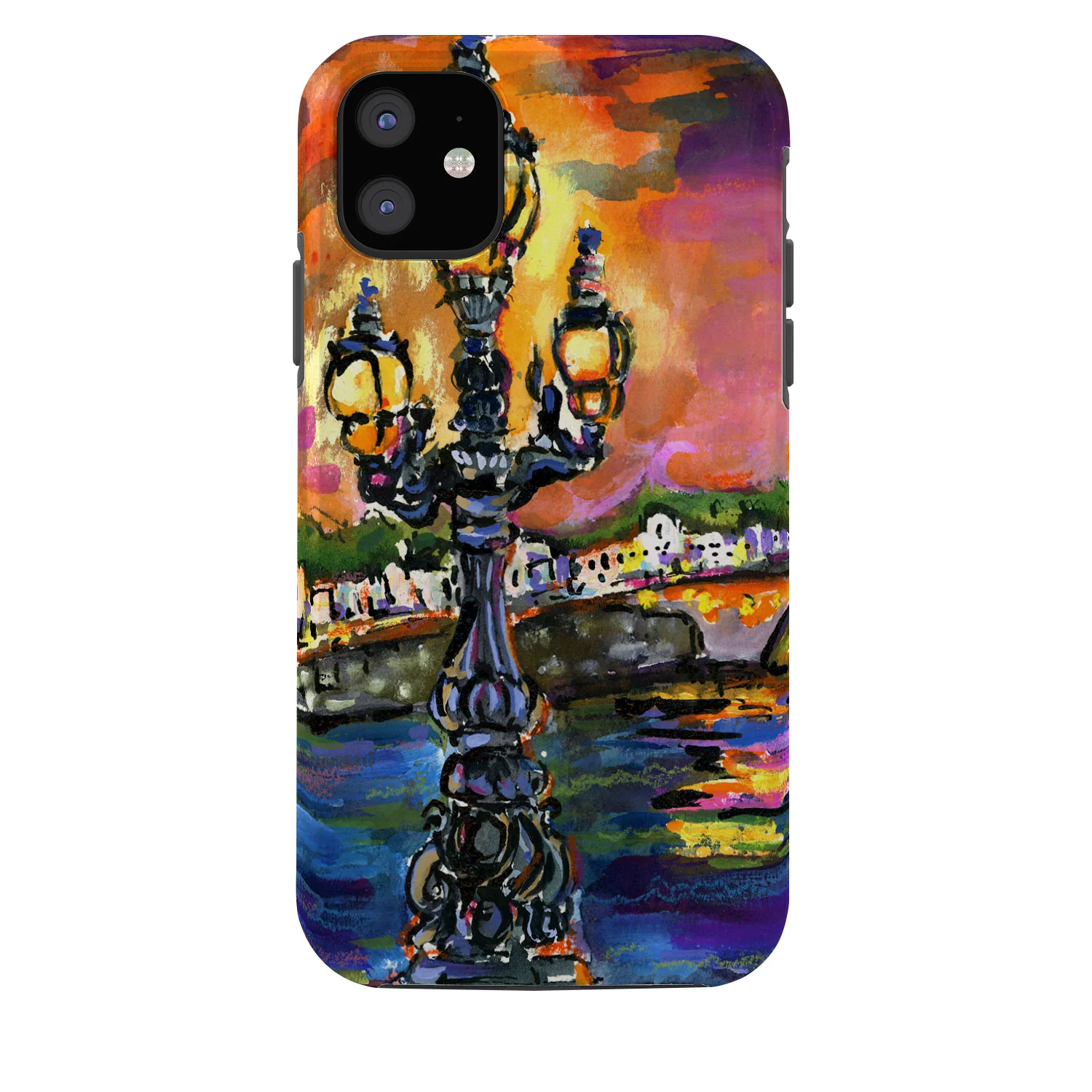 Ginette Fine Art Paris Lights at Night Phone Case - Image 28