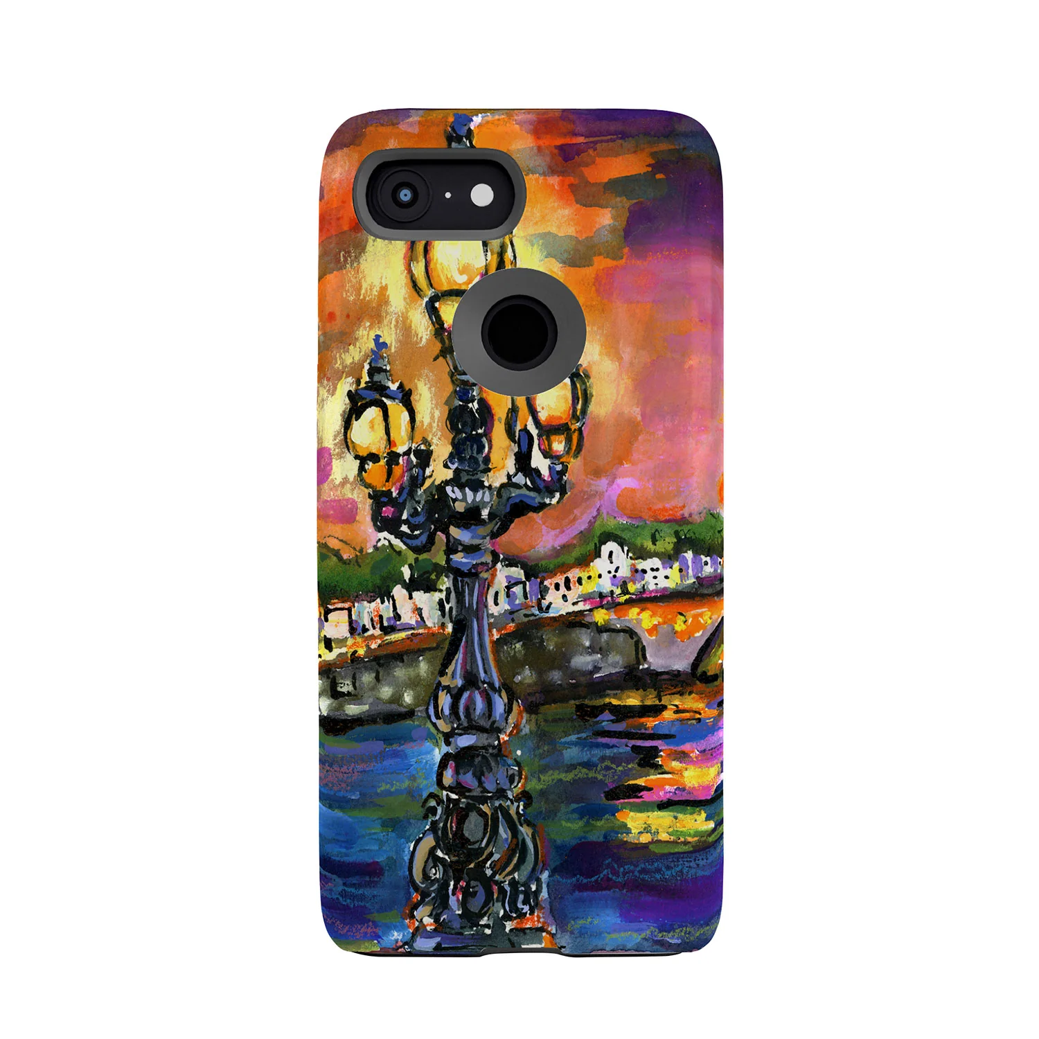 Ginette Fine Art Paris Lights at Night Phone Case - Image 38