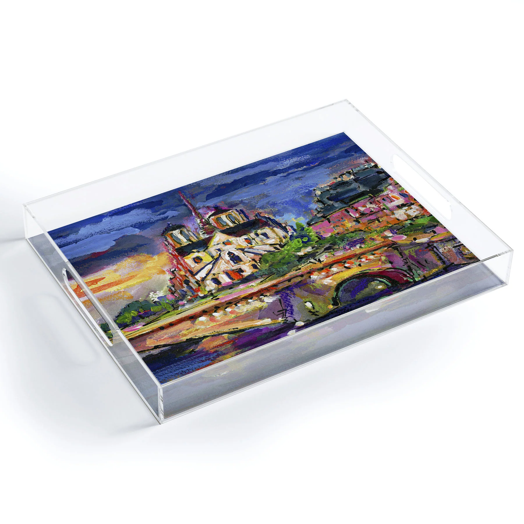 Ginette Fine Art Paris Notre Dame Acrylic Tray - Image 2