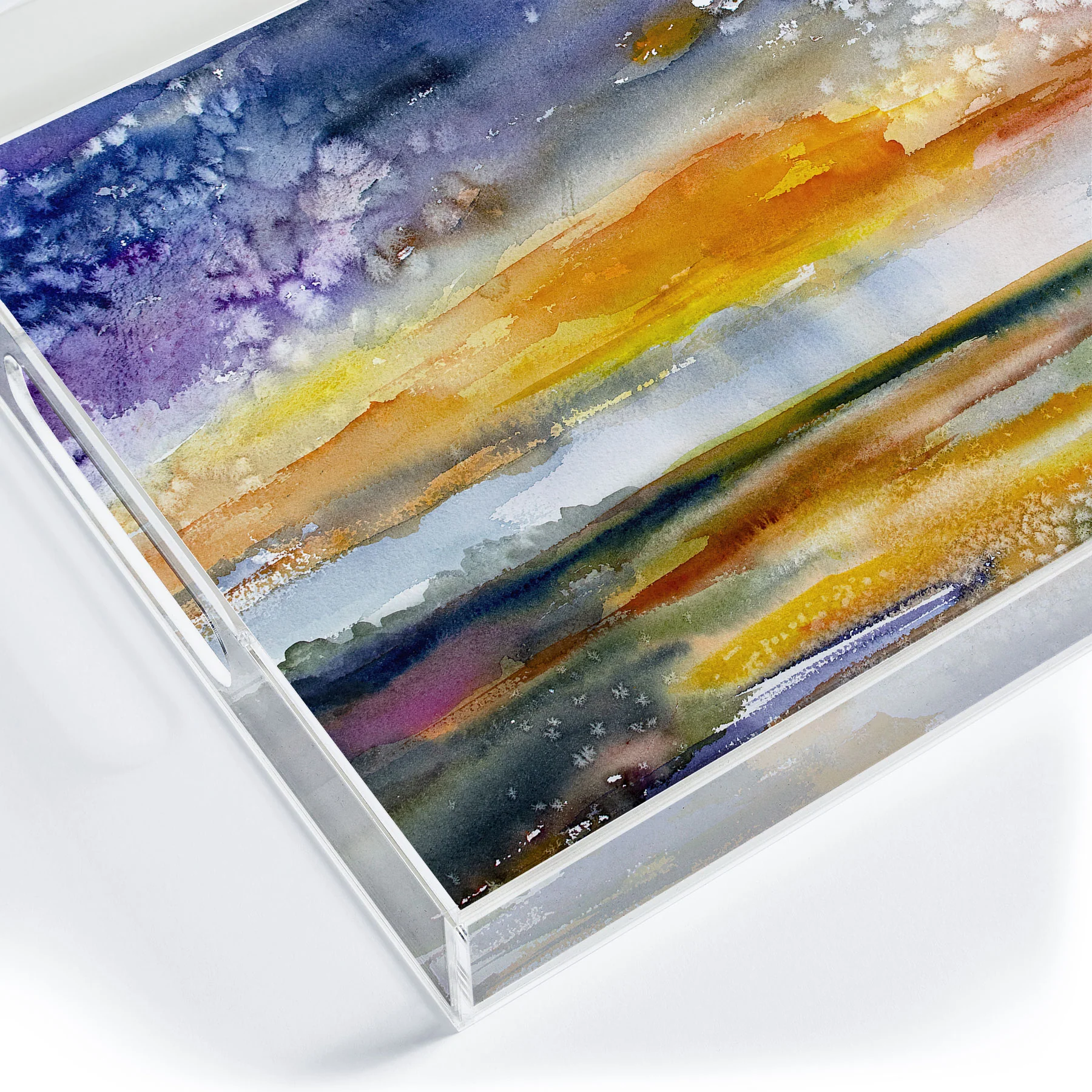 Ginette Fine Art Wetland Sunset Acrylic Tray - Image 8