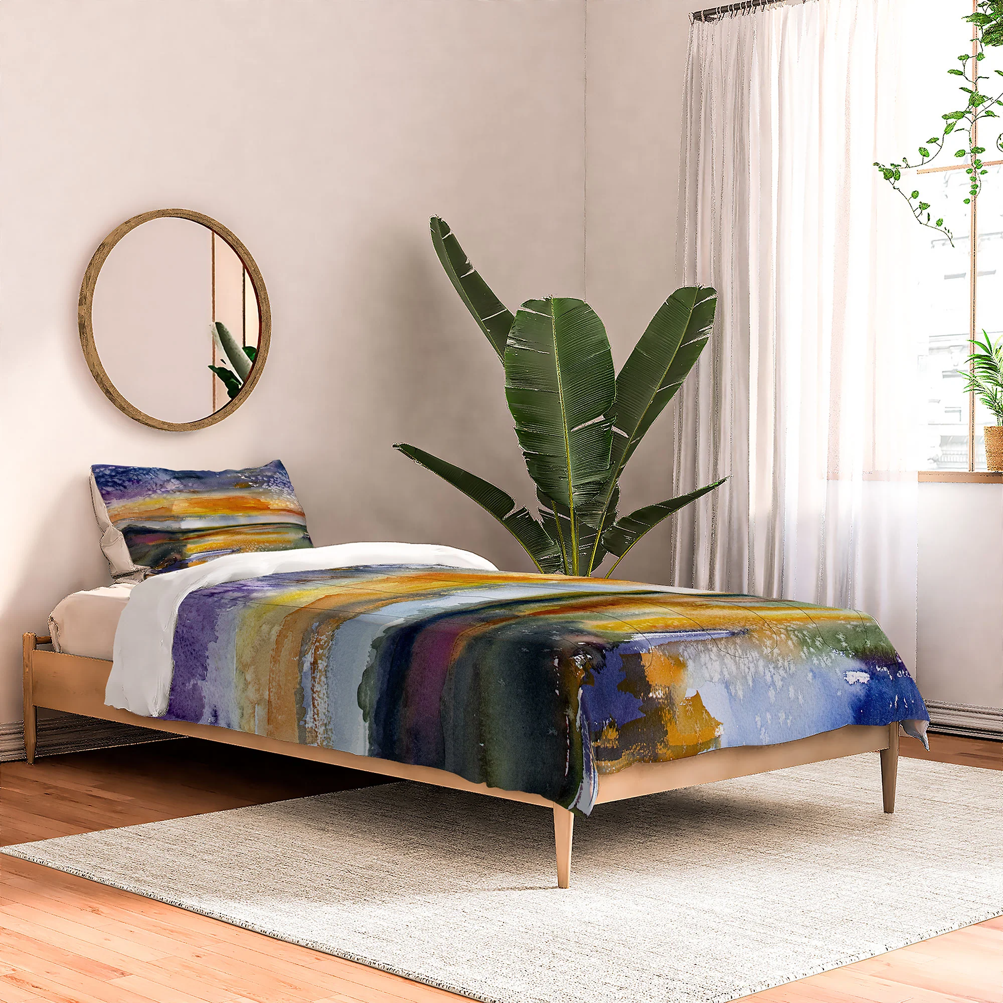 Ginette Fine Art Wetland Sunset Comforter - Image 5