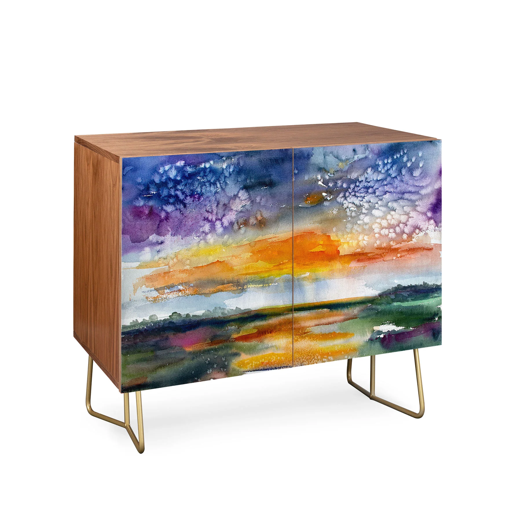 Ginette Fine Art Wetland Sunset Credenza - Image 2