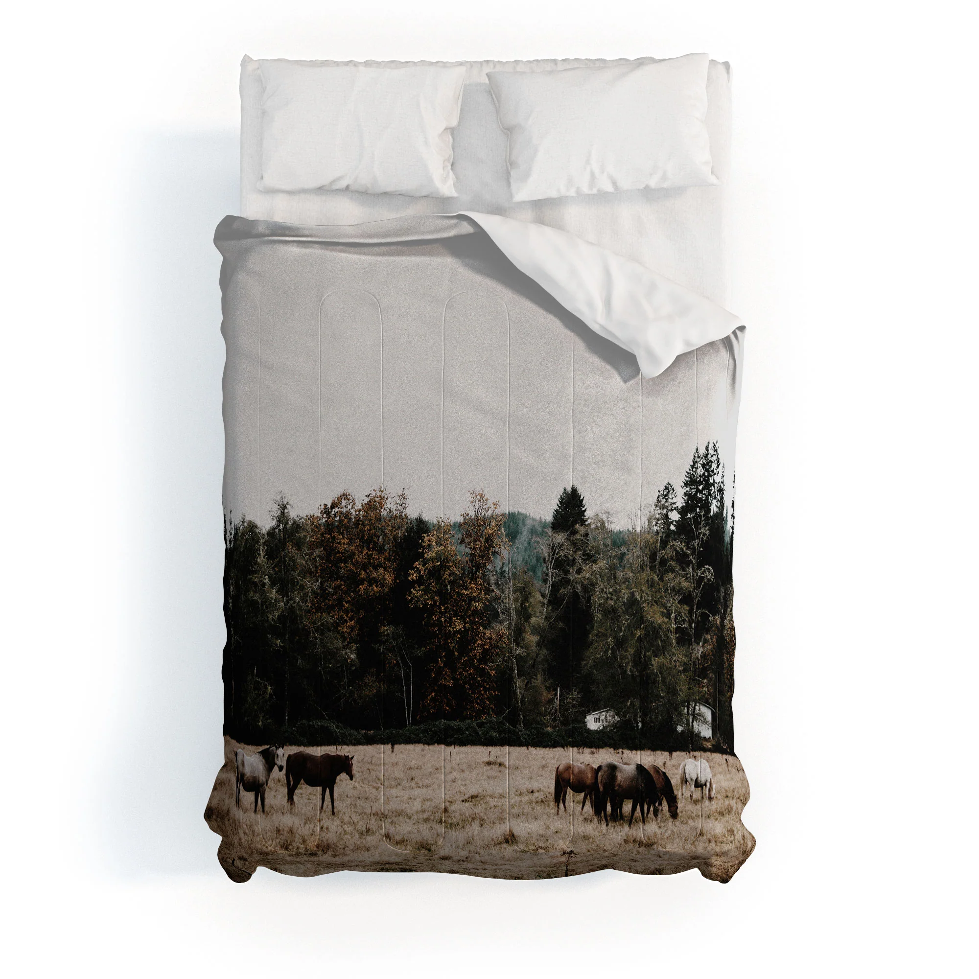 Hannah Kemp Horses two Comforter - Image 10