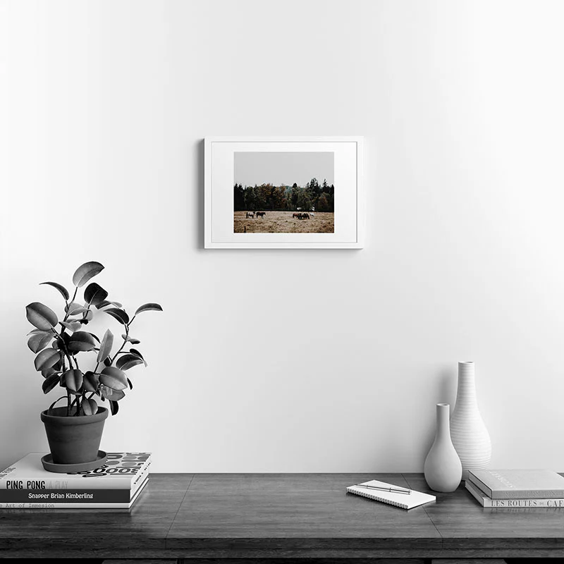 Hannah Kemp Horses two Framed Art Print - Image 42