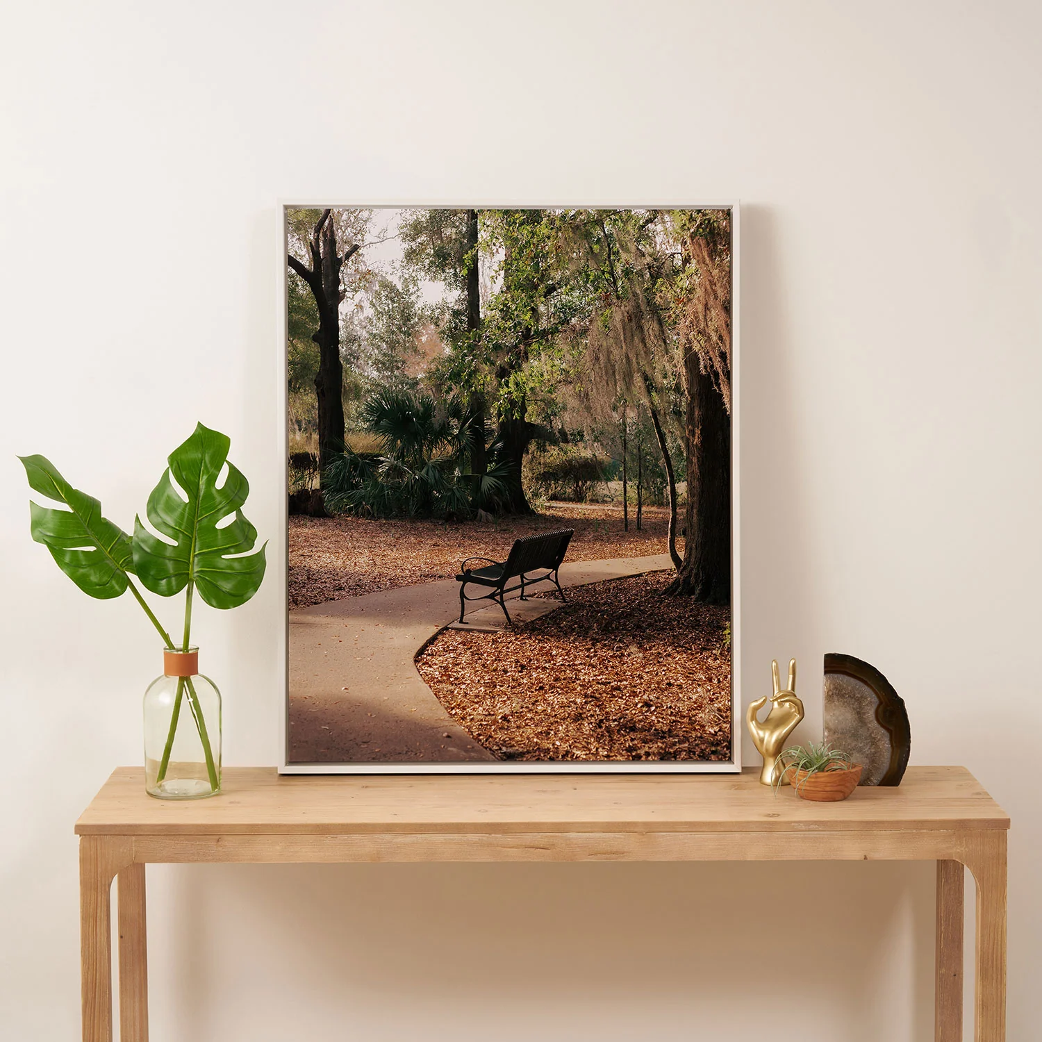 Hannah Kemp Park Path Art Canvas - Image 21
