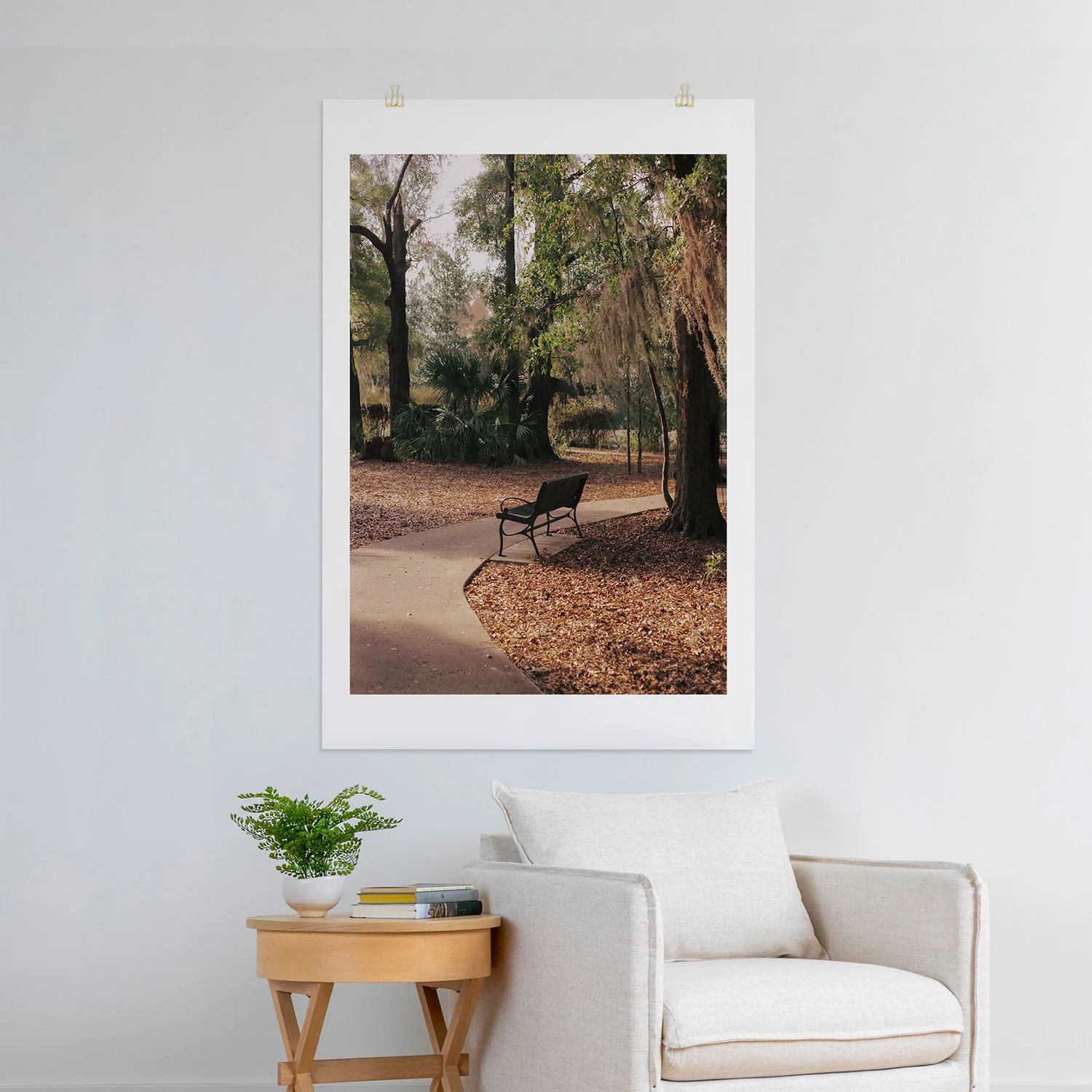 Hannah Kemp Park Path Art Print - Image 27