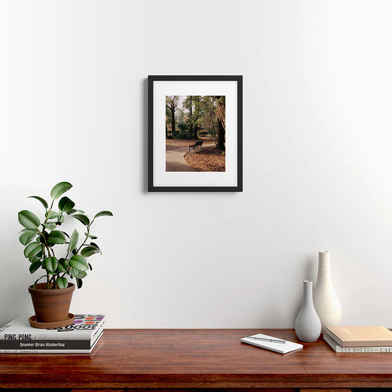 Hannah Kemp Park Path Framed Art Print - Image 32