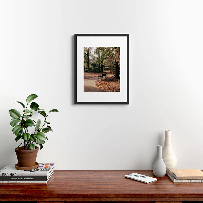 Hannah Kemp Park Path Framed Art Print - Image 34