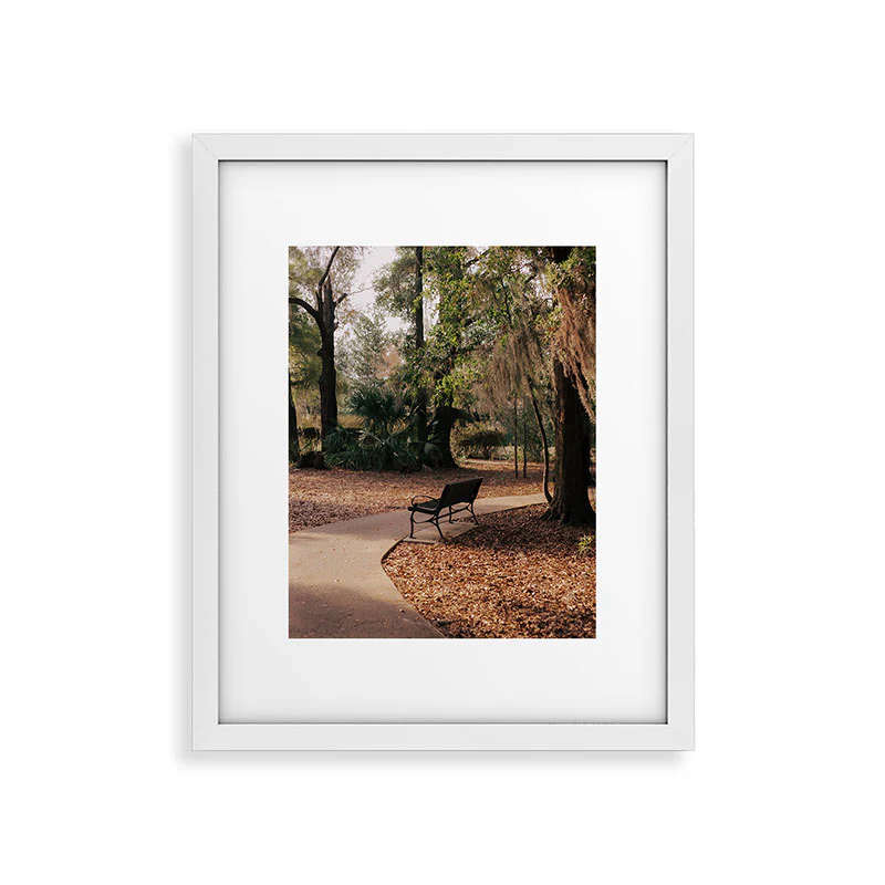 Hannah Kemp Park Path Framed Art Print - Image 41