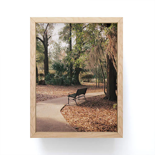 Hannah Kemp Park Path Framed Mini Art Print - Image 4