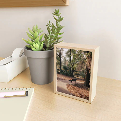 Hannah Kemp Park Path Framed Mini Art Print - Image 8