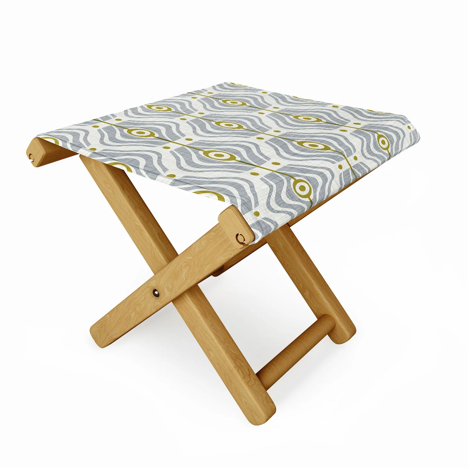 Heather Dutton Bungalow Grey Folding Stool - Image 2