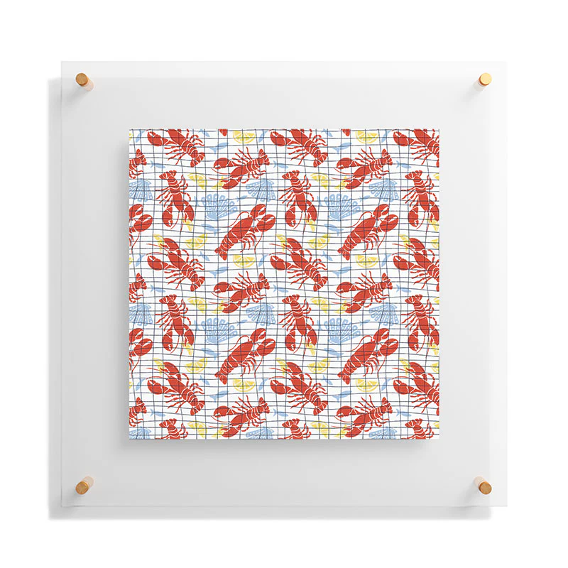 Heather Dutton Fresh Catch Summer Lobster Floating Acrylic Print - Image 25