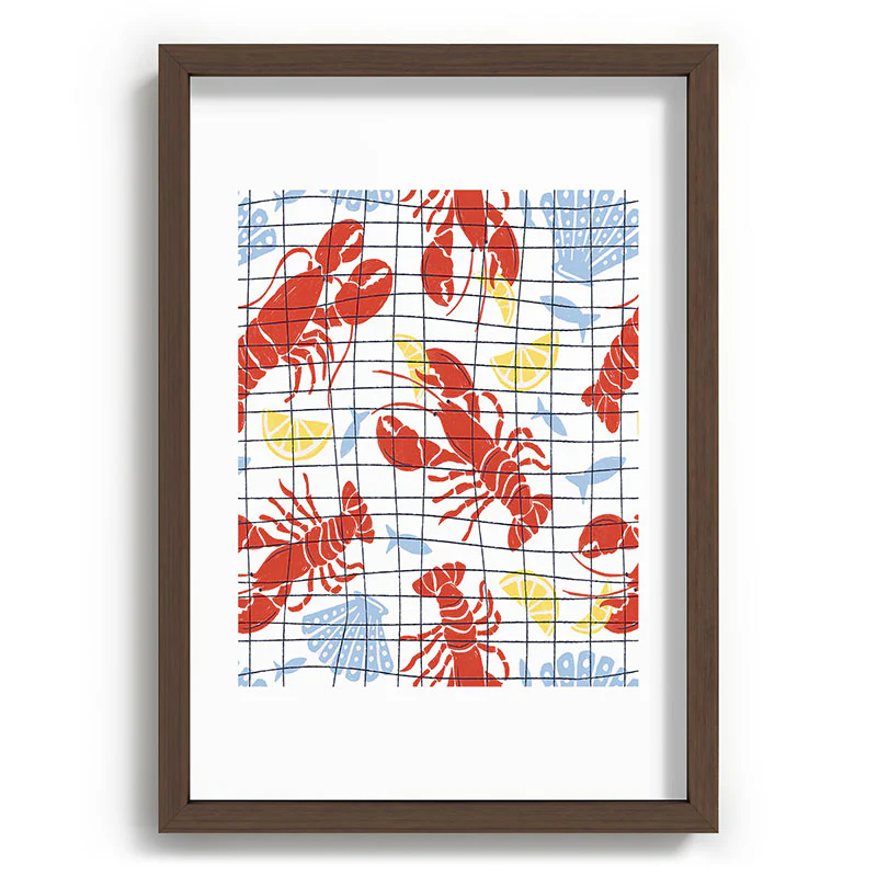 Heather Dutton Fresh Catch Summer Lobster Recessed Framing Rectangle - Image 15