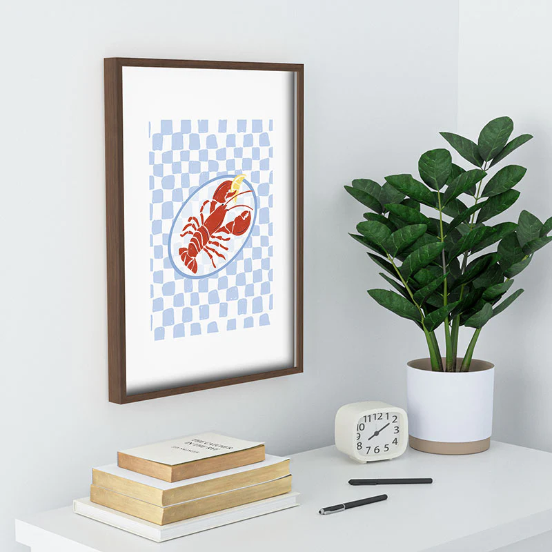 Heather Dutton Fresh Lobster I Recessed Framing Rectangle - Image 24