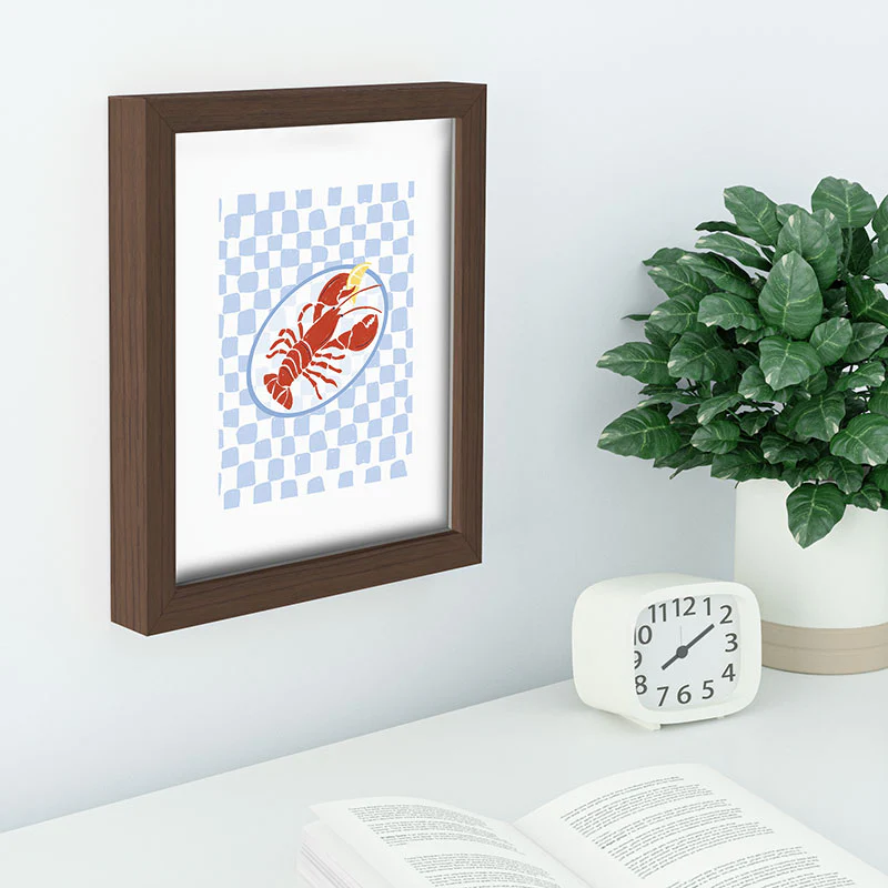 Heather Dutton Fresh Lobster I Recessed Framing Rectangle - Image 8
