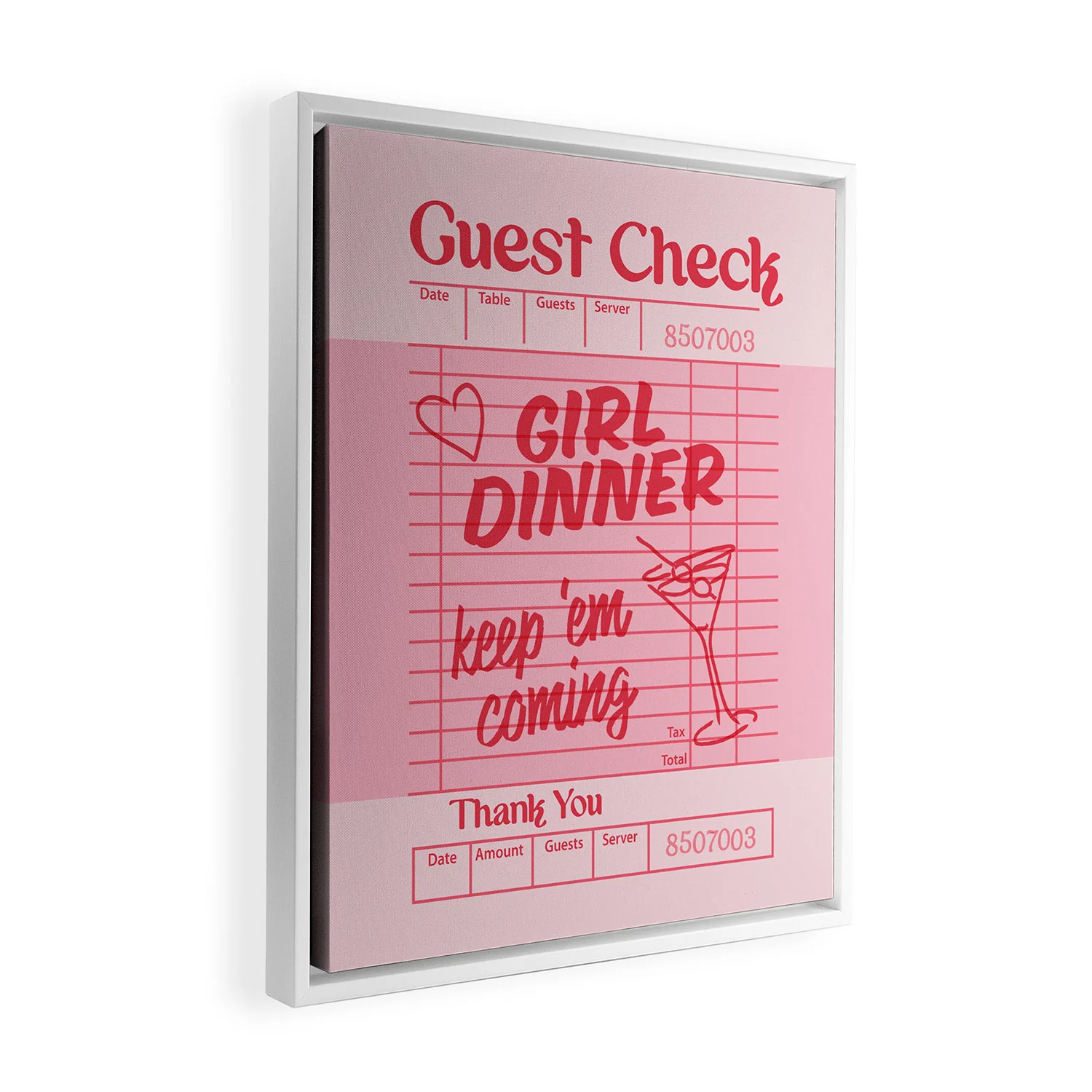 Heather Dutton Guest Check Keep Em Coming Art Canvas - Image 15