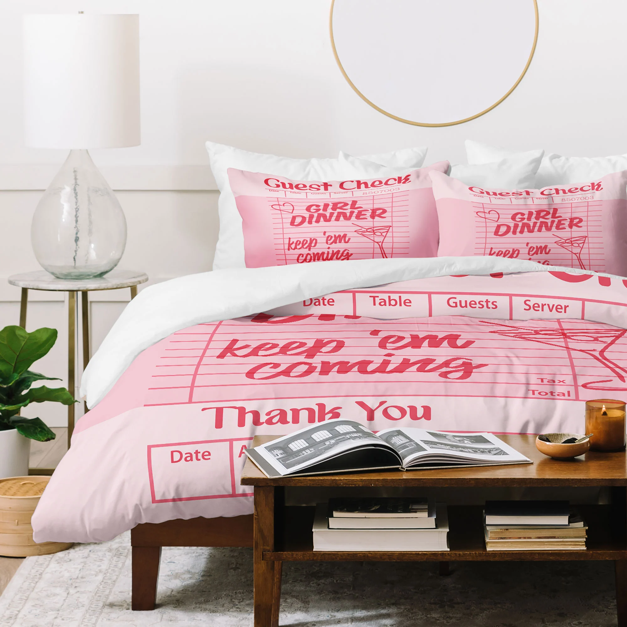 Heather Dutton Guest Check Keep Em Coming Duvet Cover - Image 39