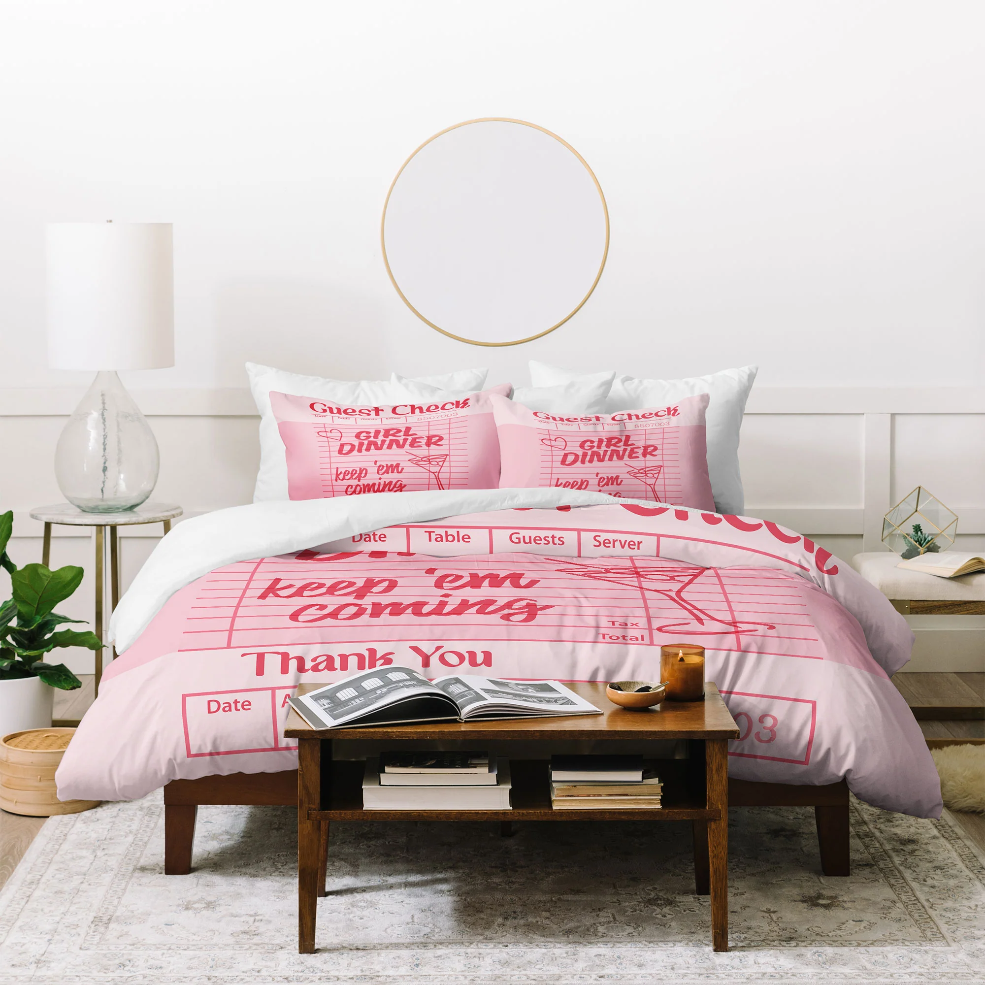 Heather Dutton Guest Check Keep Em Coming Duvet Cover - Image 56
