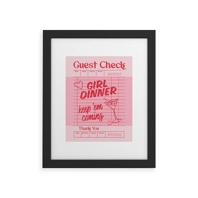 Heather Dutton Guest Check Keep Em Coming Framed Art Print - Image 9