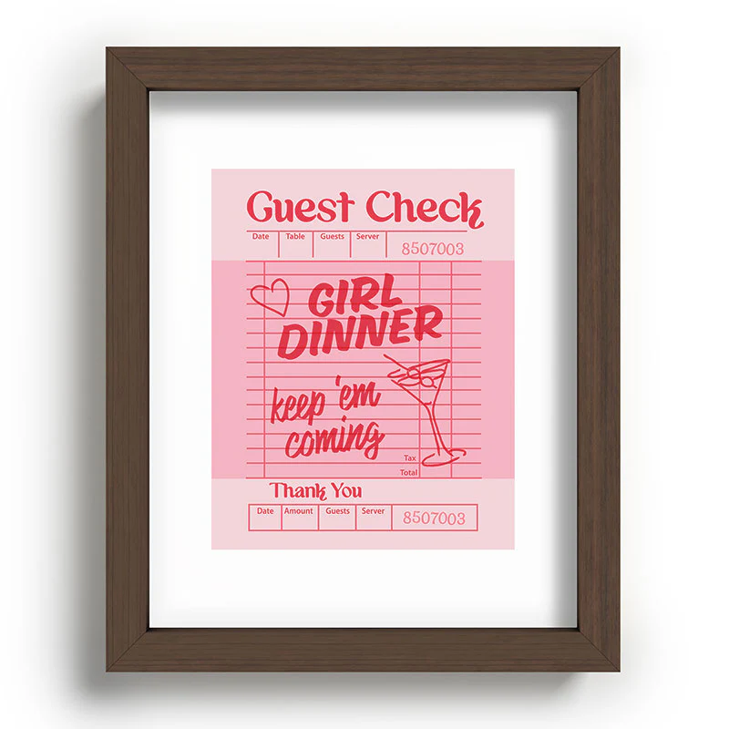 Heather Dutton Guest Check Keep Em Coming Recessed Framing Rectangle - Image 7