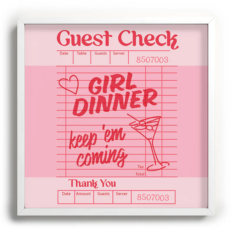Heather Dutton Guest Check Keep Em Coming Recessed Framing Square - Image 11