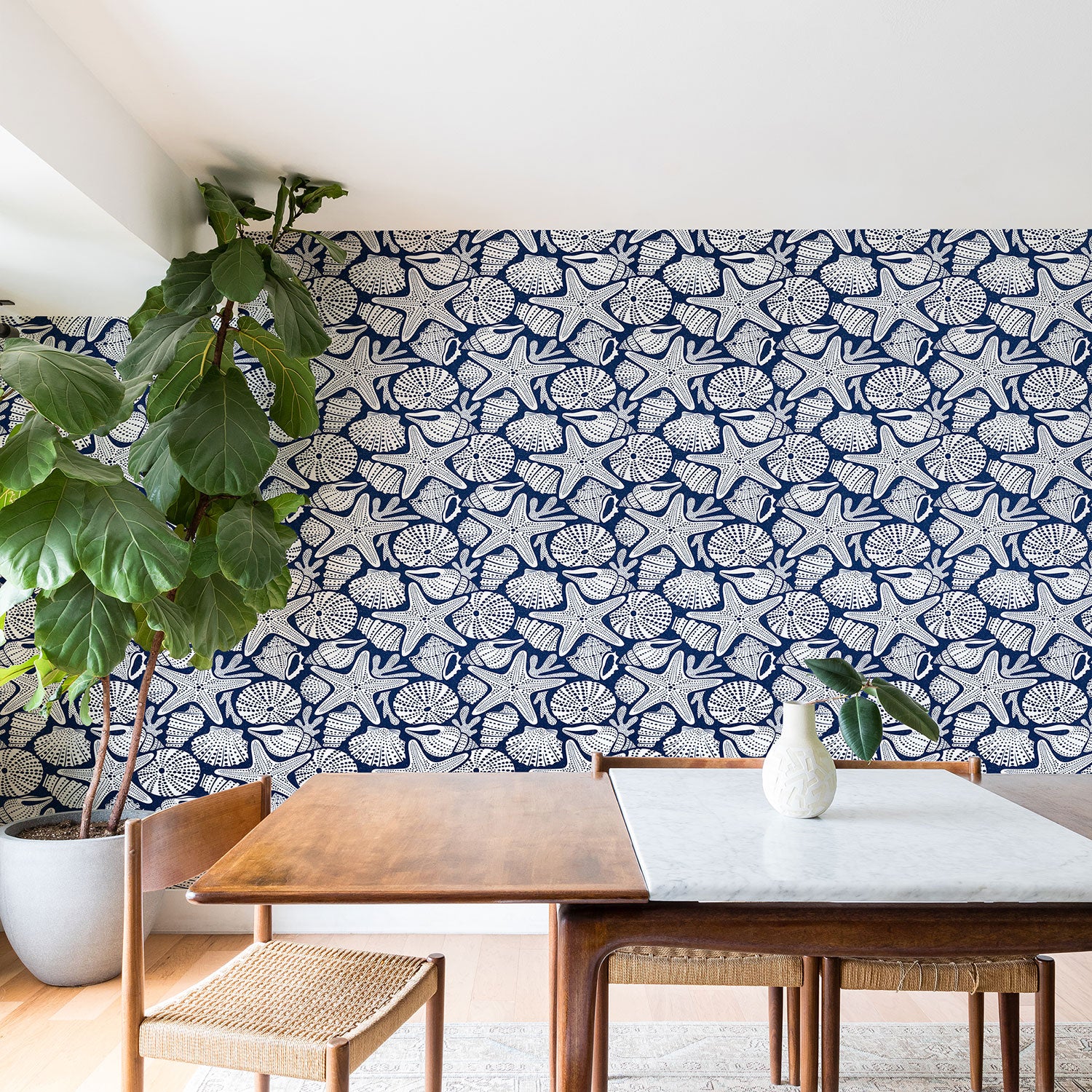 Heather Dutton Ocean Floor Nautical Shells Wallpaper - Image 3