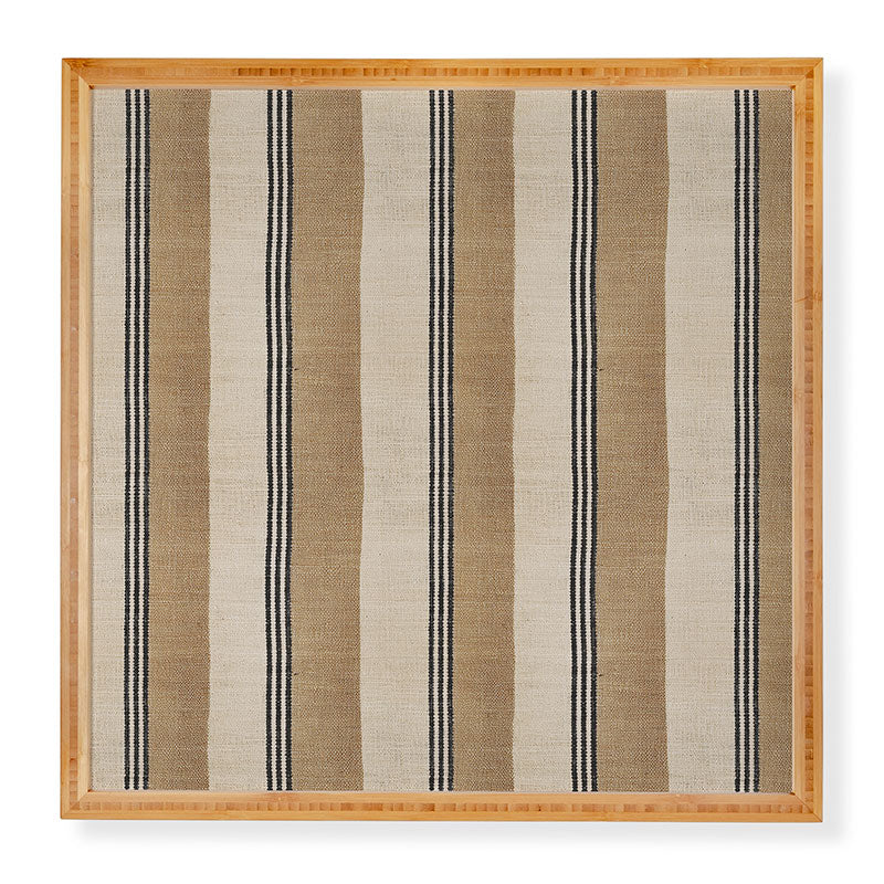 Holli Zollinger STELLA WEST SAND STRIPE Framed Wall Art - Image 3