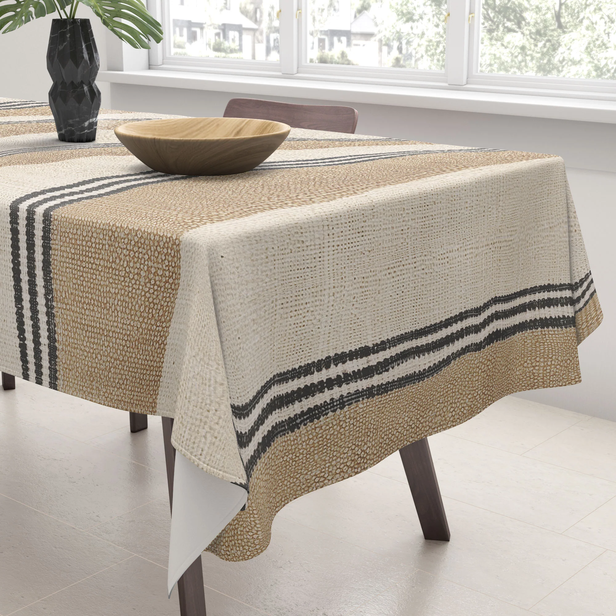 Holli Zollinger STELLA WEST SAND STRIPE Tablecloth - Image 3