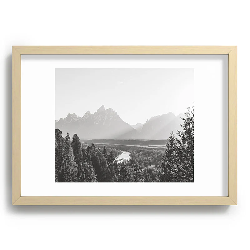 In This Instance Photography Grand Tetons Snake River Sunset Recessed Framing Rectangle - Image 13