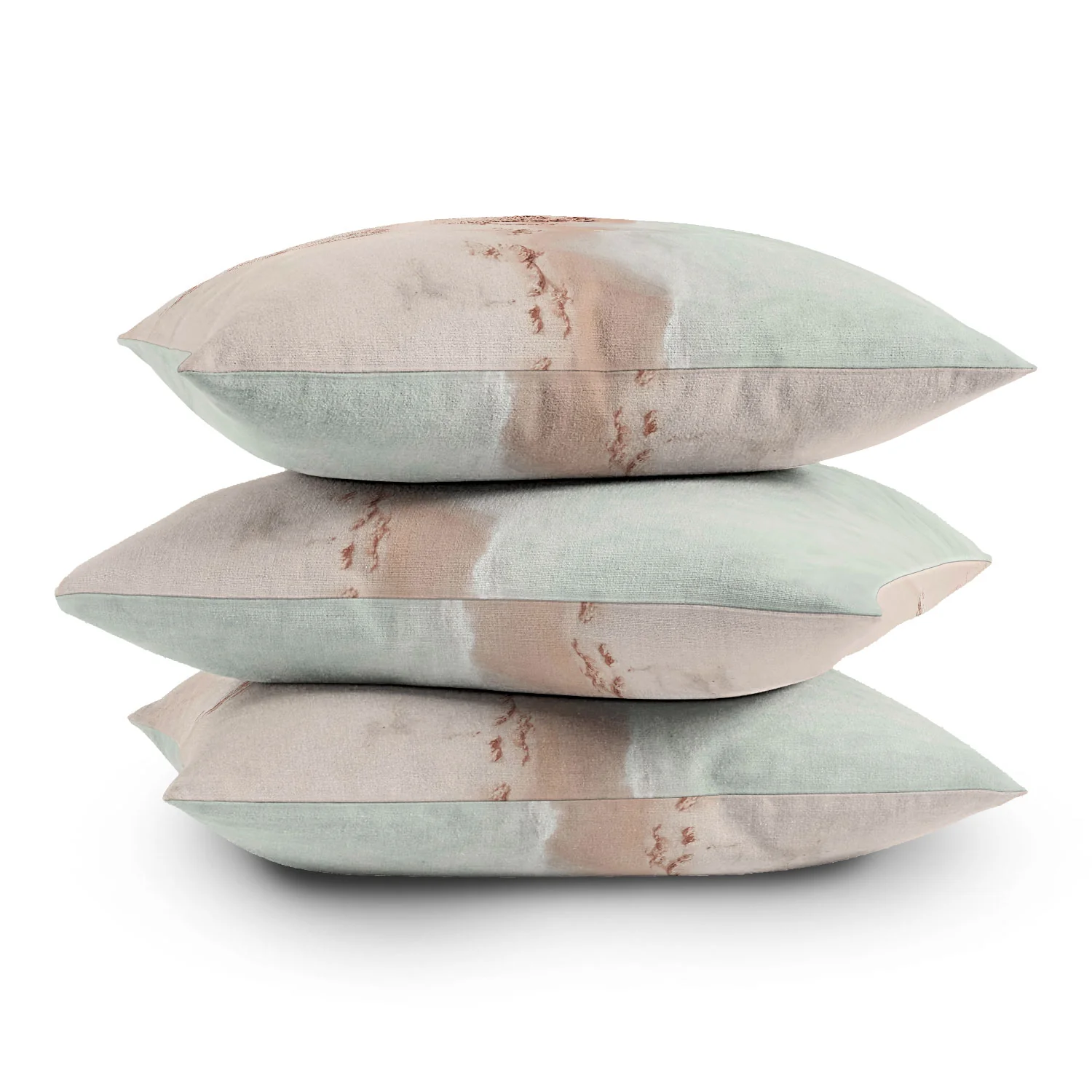 Ingrid Beddoes Aerial Mint Green Ocean Paste Outdoor Throw Pillow - Image 13