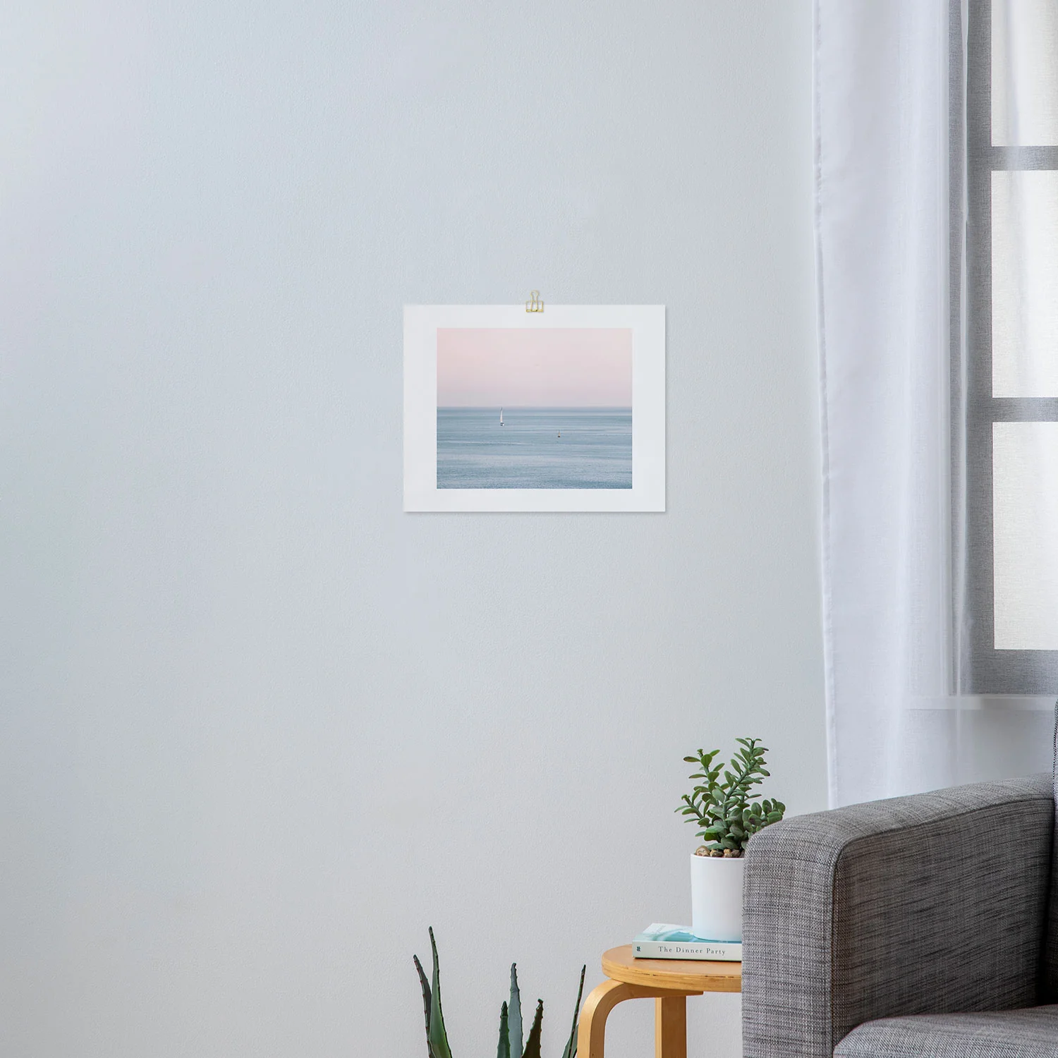 Ingrid Beddoes Ocean Pink Sky Art Print - Image 6