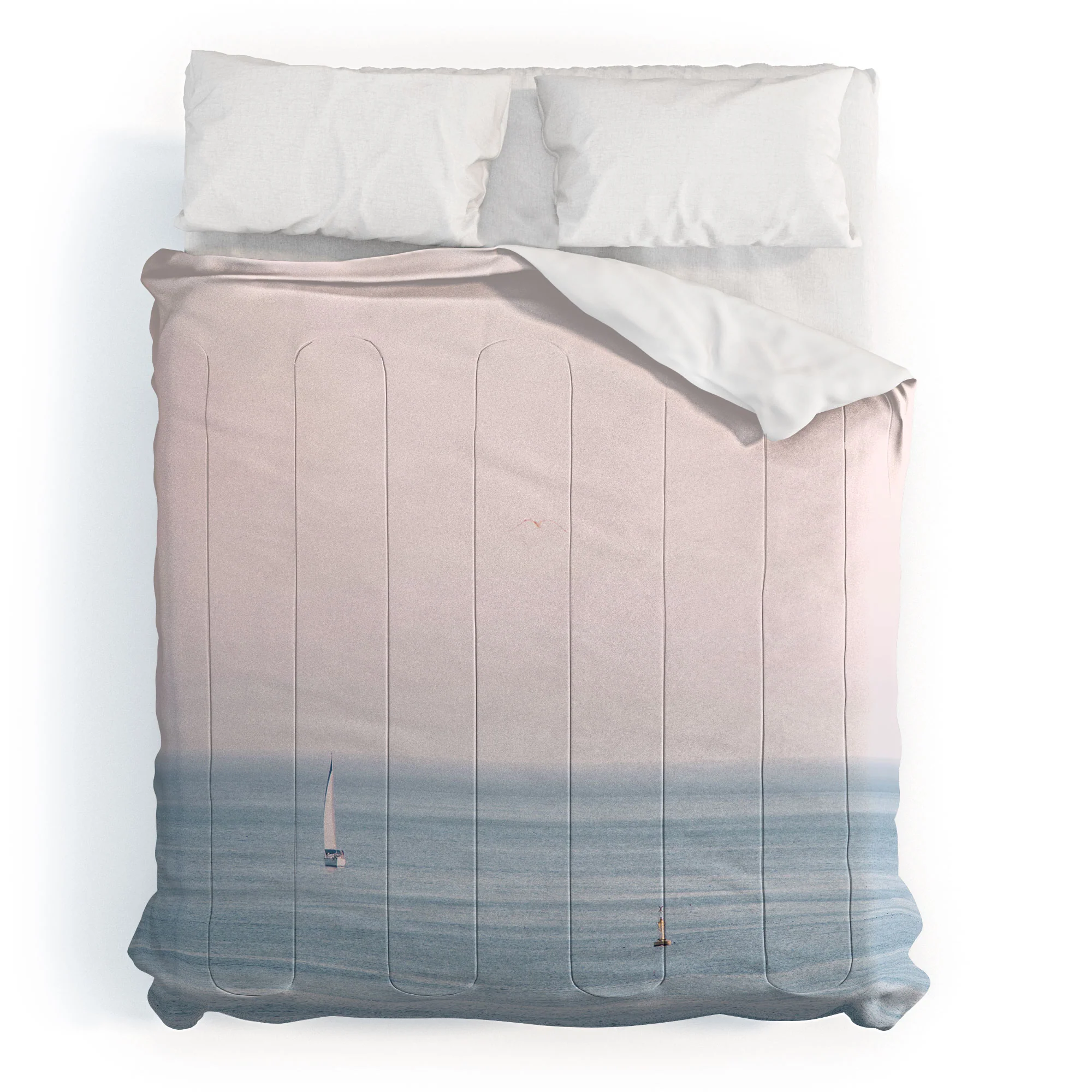 Ingrid Beddoes Ocean Pink Sky Comforter - Image 13