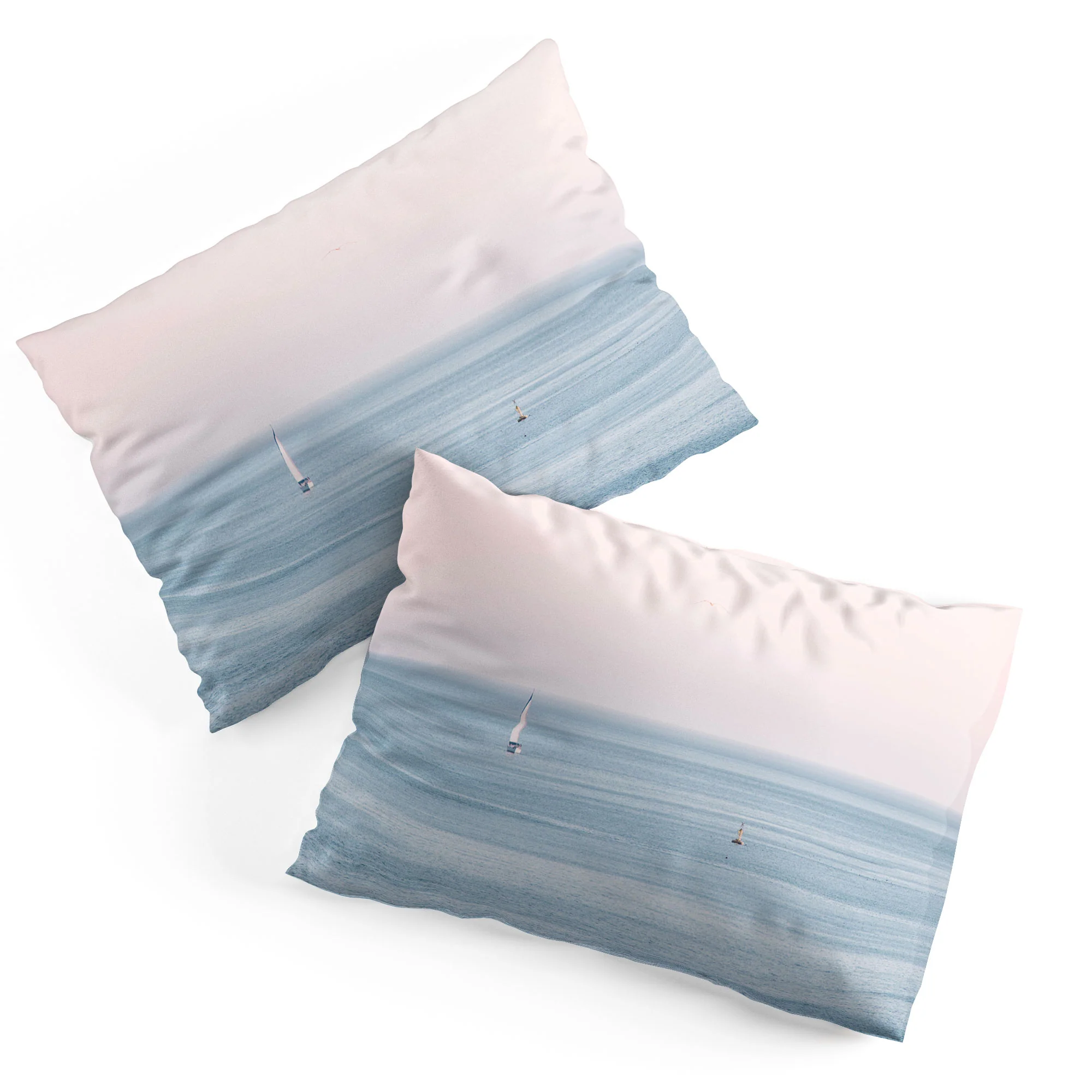 Ingrid Beddoes Ocean Pink Sky Pillow Shams