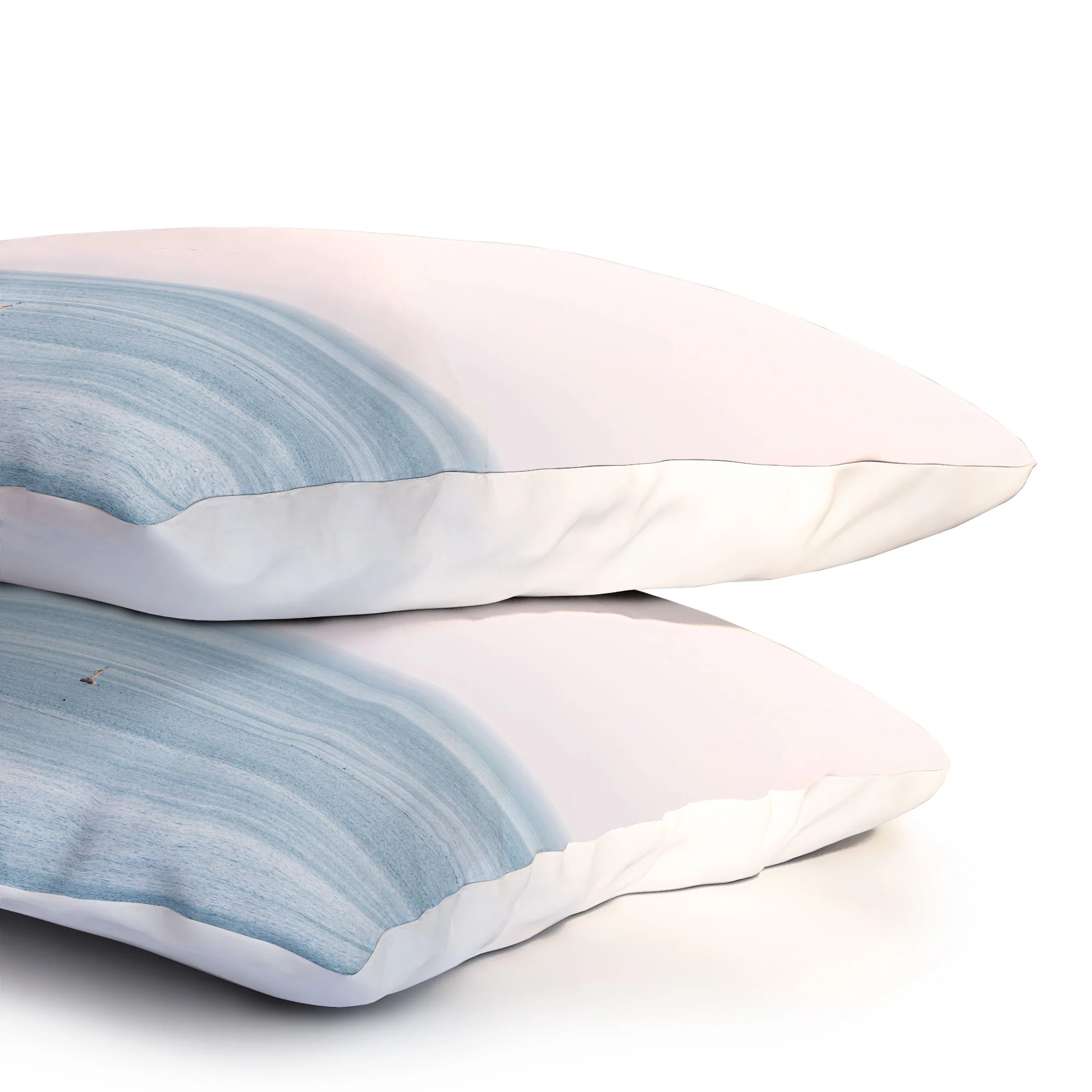 Ingrid Beddoes Ocean Pink Sky Pillow Shams - Image 3