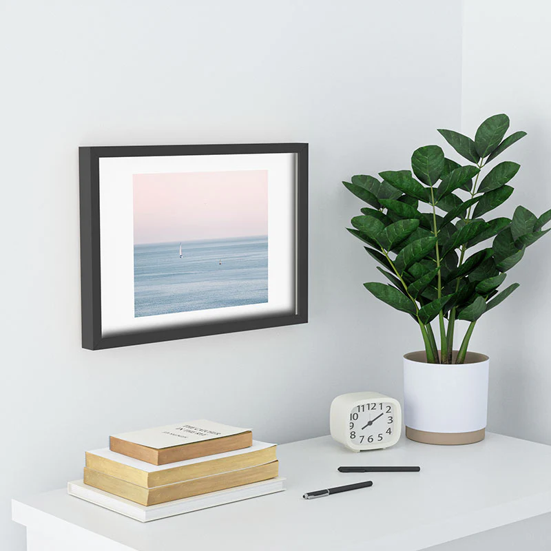 Ingrid Beddoes Ocean Pink Sky Recessed Framing Rectangle - Image 10