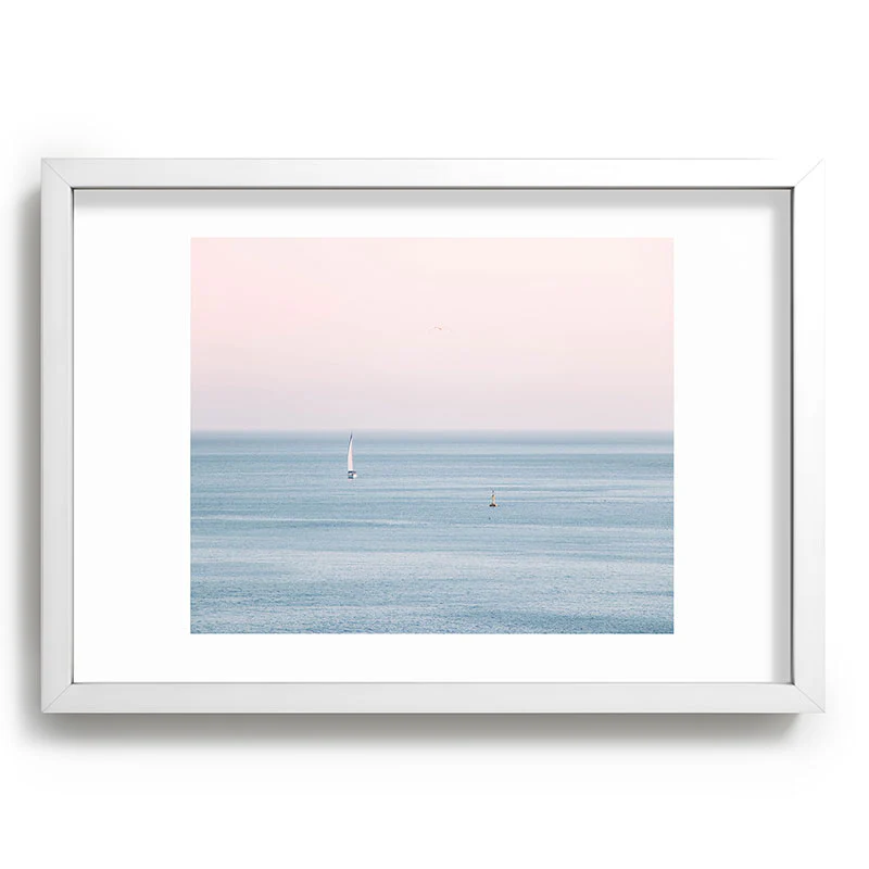 Ingrid Beddoes Ocean Pink Sky Recessed Framing Rectangle - Image 11